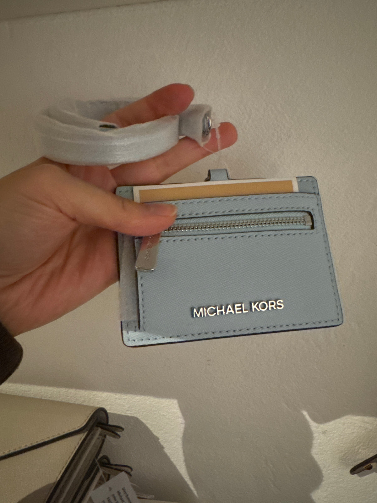 Michael kors kartenhalter blau