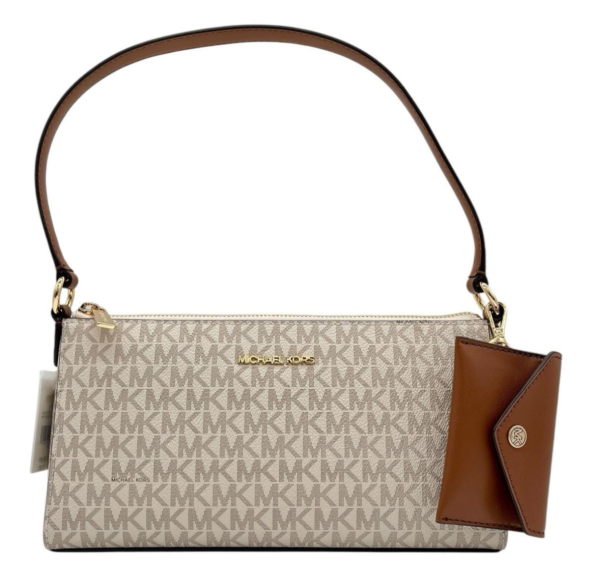 Michael Kors Damen Schultertasche Vincent Vanilla