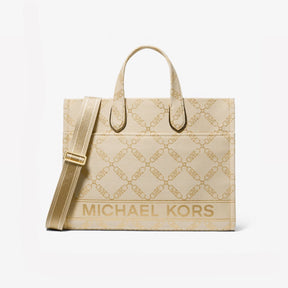 Michael Kors Shopper Gigi Large aus Jacquard mit Empire-Logomuster