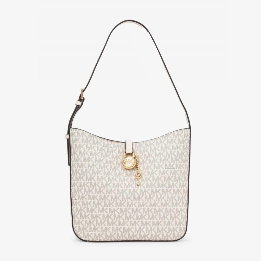 Michael Kors Lyra Small Bucket Shoulder Vanilla