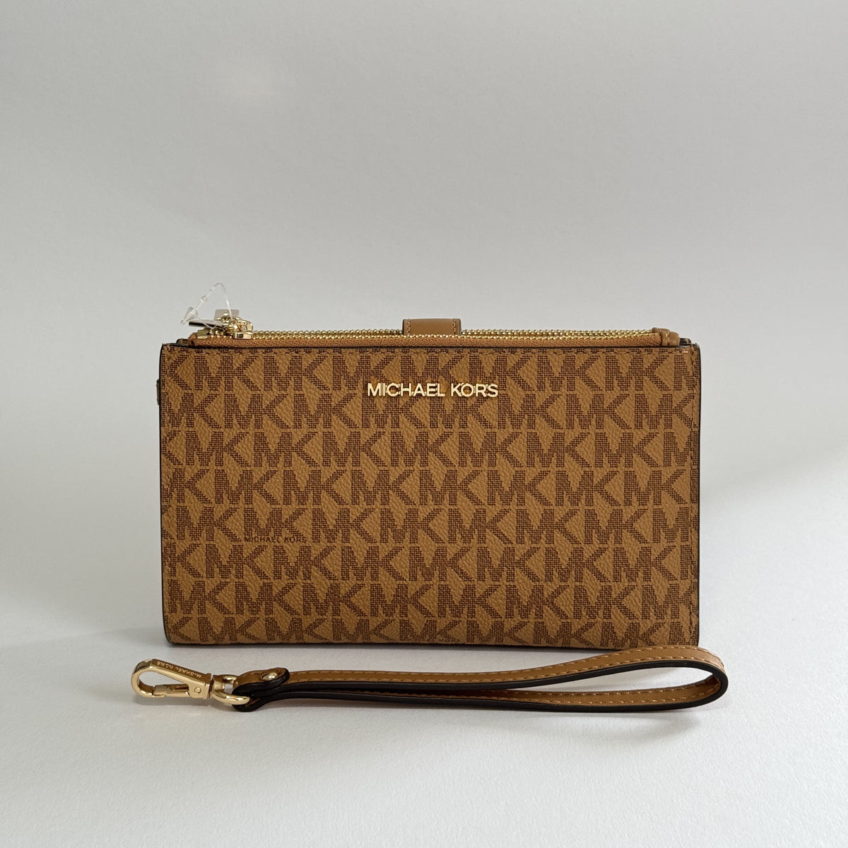 Michael Kors Double Zip Geldbeutel mit Handyfach deer