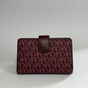 Michael Kors Geldbeutel Jet Set Travel Oxblood